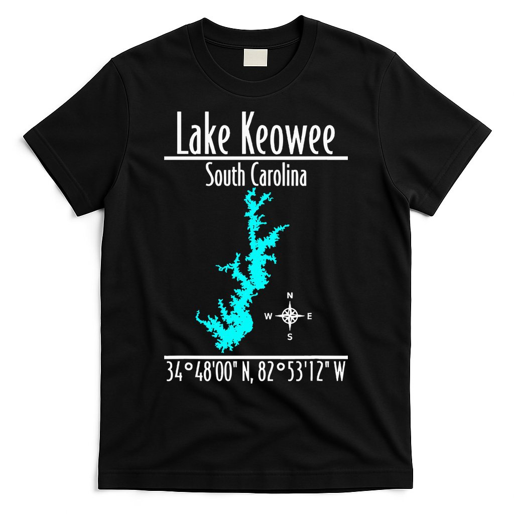 Modern Lake Keowee South Carolina T-Shirt
