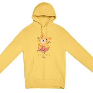 My Lovely Kitty Cut Cat Premium Pullover Hoodie