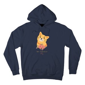 My Lovely Kitty Cut Cat Hoodie