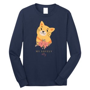 My Lovely Kitty Cut Cat Long Sleeve Shirt