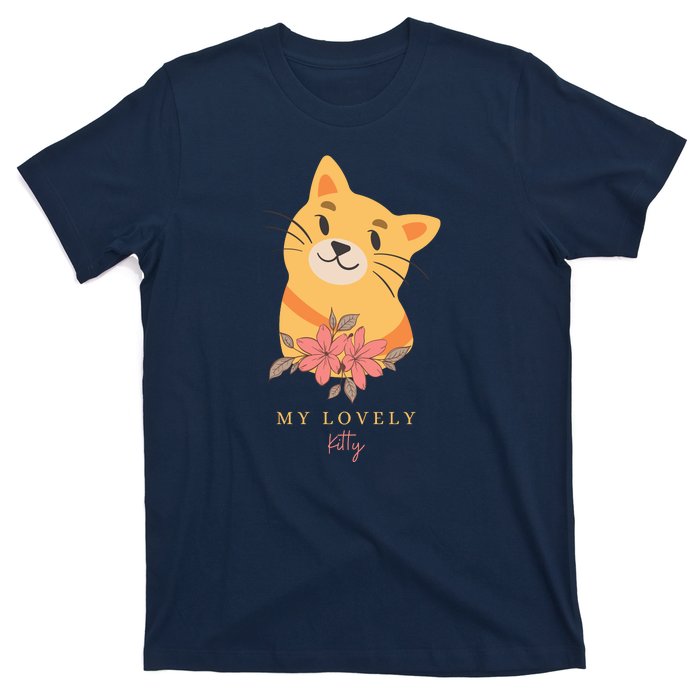 My Lovely Kitty Cut Cat T-Shirt