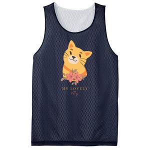 My Lovely Kitty Cut Cat Mesh Reversible Basketball Jersey Tank