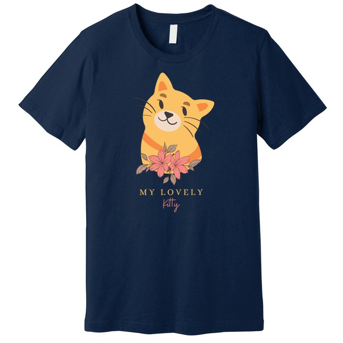 My Lovely Kitty Cut Cat Premium T-Shirt