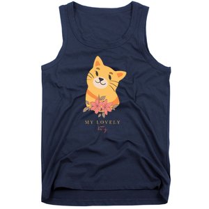 My Lovely Kitty Cut Cat Tank Top