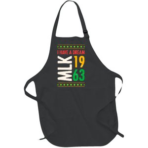 Martin Luther King Day Black History Mlk Day I Have A Dream Full-Length Apron With Pockets