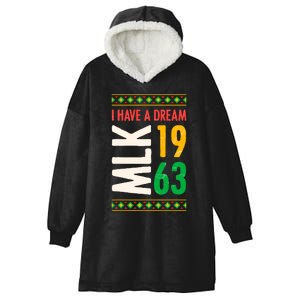 Martin Luther King Day Black History Mlk Day I Have A Dream Hooded Wearable Blanket