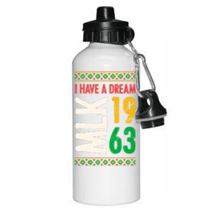 Martin Luther King Day Black History Mlk Day I Have A Dream Aluminum Water Bottle