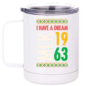 Martin Luther King Day Black History Mlk Day I Have A Dream 12 oz Stainless Steel Tumbler Cup