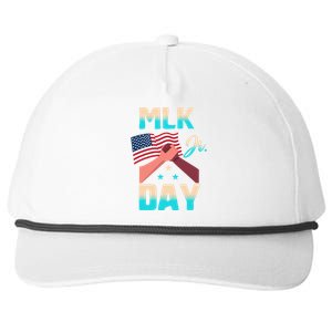 Martin Luther King Mlk Jr Day Black History Month Equality Great Gift Snapback Five-Panel Rope Hat