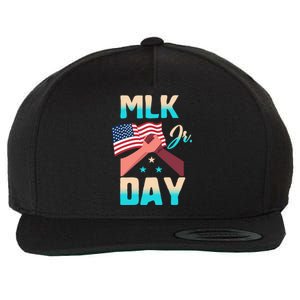 Martin Luther King Mlk Jr Day Black History Month Equality Great Gift Wool Snapback Cap