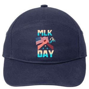 Martin Luther King Mlk Jr Day Black History Month Equality Great Gift 7-Panel Snapback Hat