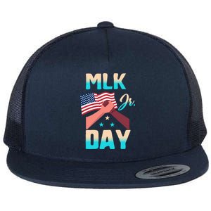 Martin Luther King Mlk Jr Day Black History Month Equality Great Gift Flat Bill Trucker Hat