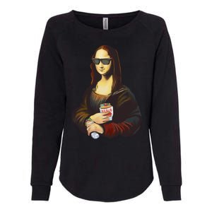 Mona Lisa Kebab Womens California Wash Sweatshirt