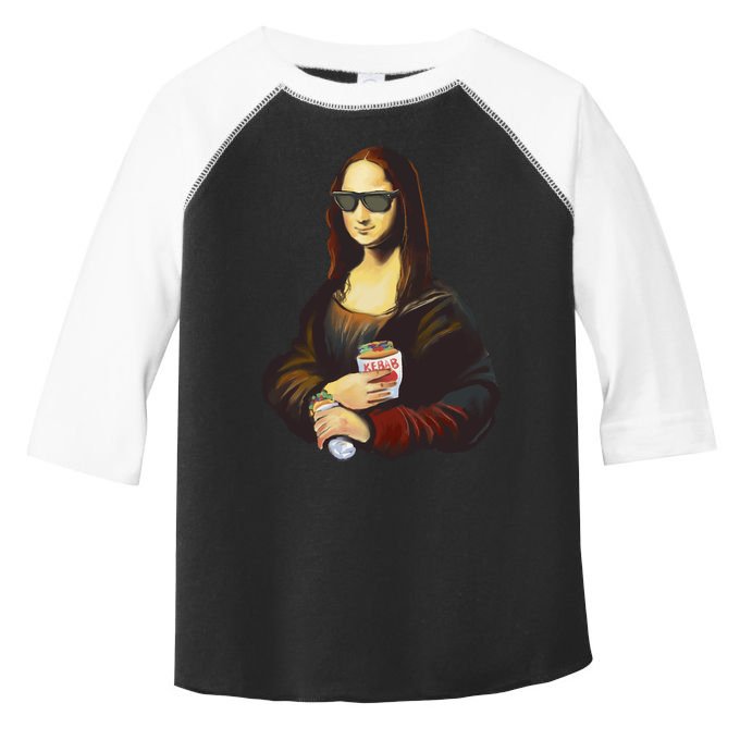 Mona Lisa Kebab Toddler Fine Jersey T-Shirt