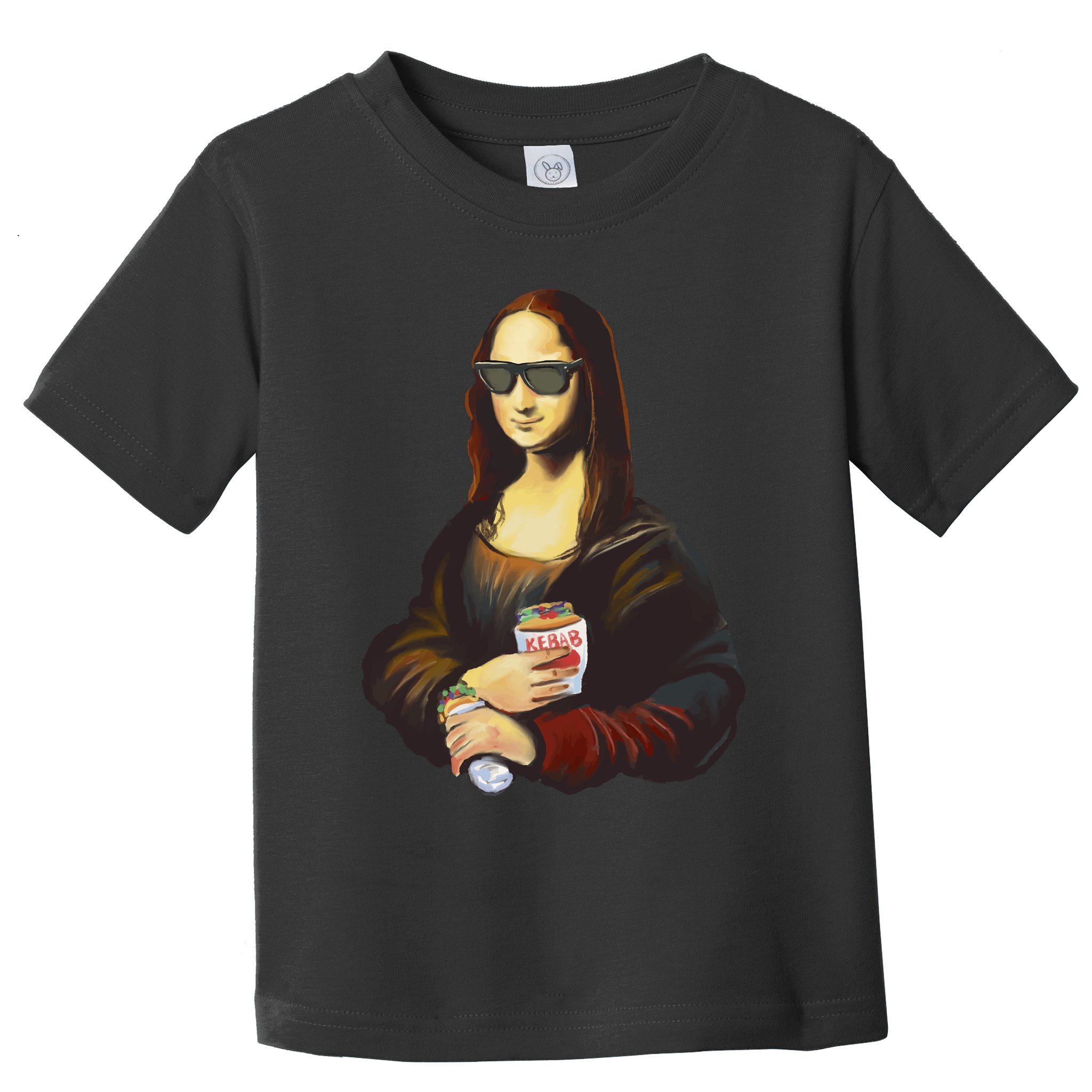 Mona Lisa Kebab Toddler T-Shirt