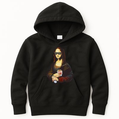 Mona Lisa Kebab Kids Hoodie