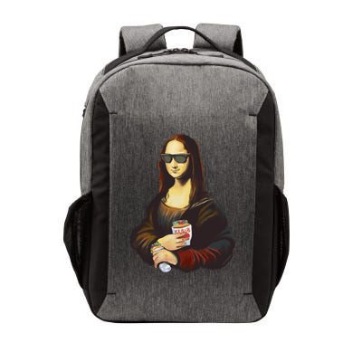 Mona Lisa Kebab Vector Backpack