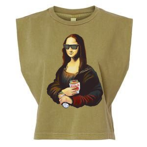 Mona Lisa Kebab Garment-Dyed Women's Muscle Tee