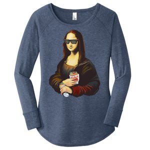 Mona Lisa Kebab Women's Perfect Tri Tunic Long Sleeve Shirt