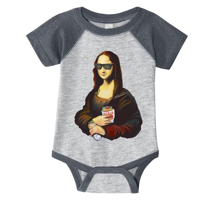 Mona Lisa Kebab Infant Baby Jersey Bodysuit