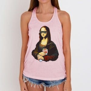 Mona Lisa Kebab Women's Knotted Racerback Tank