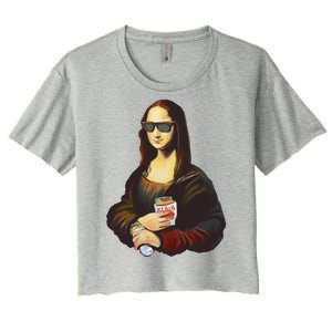 Mona Lisa Kebab Women's Crop Top Tee