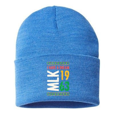 Martin Luther King Day Black History Mlk Day I Have A Dream Gift Sustainable Knit Beanie