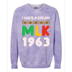 Martin Luther King Jr Mlk Day Black History Colorblast Crewneck Sweatshirt