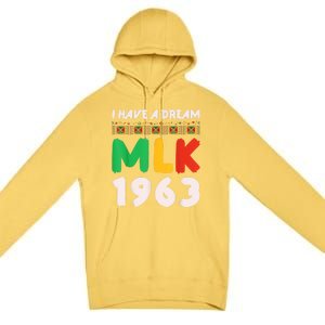 Martin Luther King Jr Mlk Day Black History Premium Pullover Hoodie