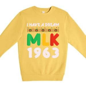 Martin Luther King Jr Mlk Day Black History Premium Crewneck Sweatshirt