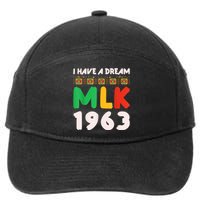 Martin Luther King Jr Mlk Day Black History 7-Panel Snapback Hat