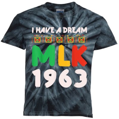 Martin Luther King Jr Mlk Day Black History Kids Tie-Dye T-Shirt