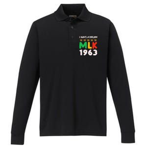 Martin Luther King Jr Mlk Day Black History Performance Long Sleeve Polo