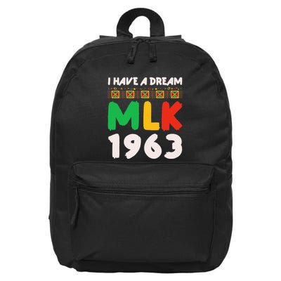 Martin Luther King Jr Mlk Day Black History 16 in Basic Backpack