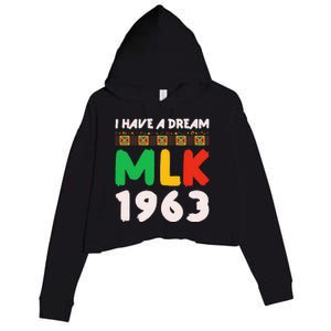 Martin Luther King Jr Mlk Day Black History Crop Fleece Hoodie