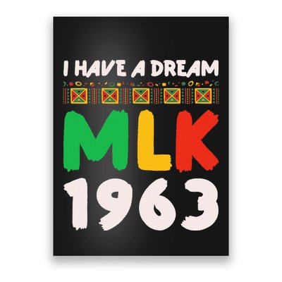 Martin Luther King Jr Mlk Day Black History Poster