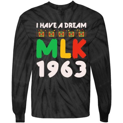 Martin Luther King Jr Mlk Day Black History Tie-Dye Long Sleeve Shirt