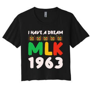 Martin Luther King Jr Mlk Day Black History Women's Crop Top Tee