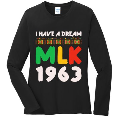 Martin Luther King Jr Mlk Day Black History Ladies Long Sleeve Shirt