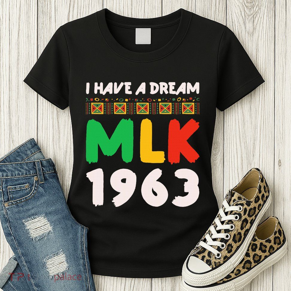 Martin Luther King Jr Mlk Day Black History Womens T-Shirt