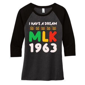 Martin Luther King Jr Mlk Day Black History Women's Tri-Blend 3/4-Sleeve Raglan Shirt