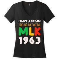 Martin Luther King Jr Mlk Day Black History Women's V-Neck T-Shirt