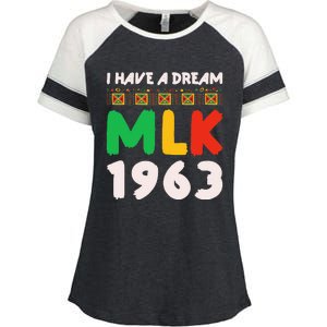 Martin Luther King Jr Mlk Day Black History Enza Ladies Jersey Colorblock Tee