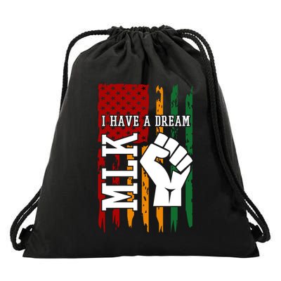 Martin Luther King I Have A Dream African American Drawstring Bag