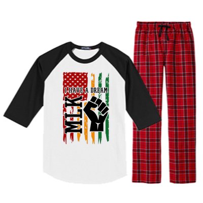 Martin Luther King I Have A Dream African American Raglan Sleeve Pajama Set