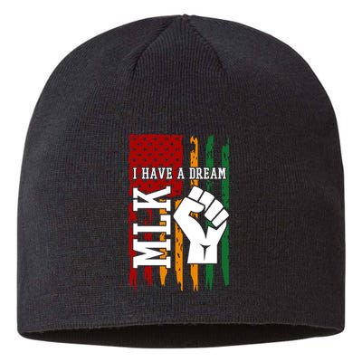 Martin Luther King I Have A Dream African American Sustainable Beanie