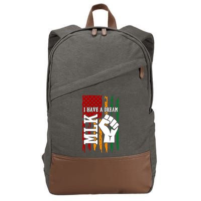 Martin Luther King I Have A Dream African American Cotton Canvas Backpack