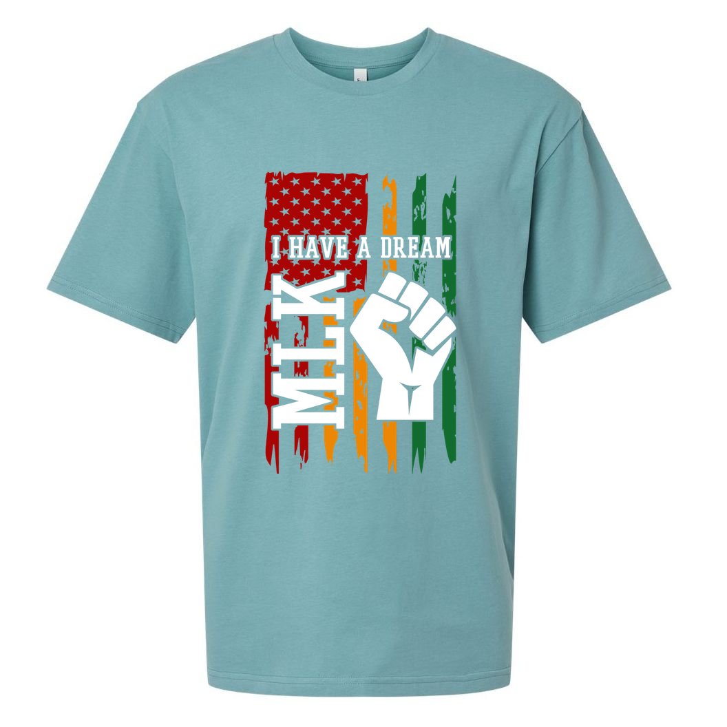 Martin Luther King I Have A Dream African American Sueded Cloud Jersey T-Shirt