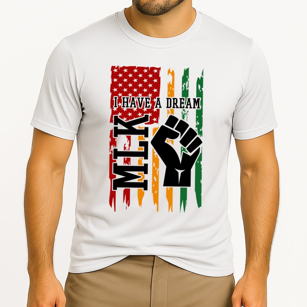 Martin Luther King I Have A Dream African American Cooling Performance Crew T-Shirt