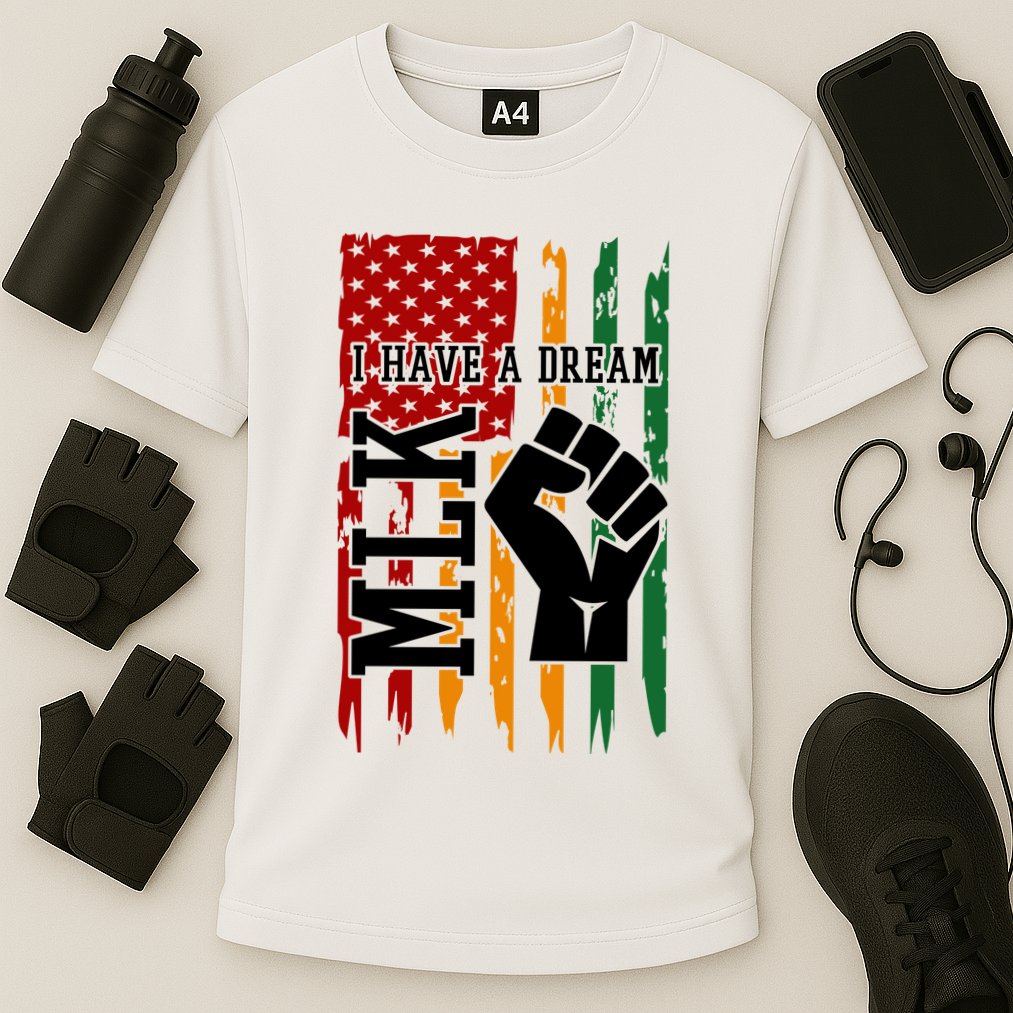 Martin Luther King I Have A Dream African American Cooling Performance Crew T-Shirt